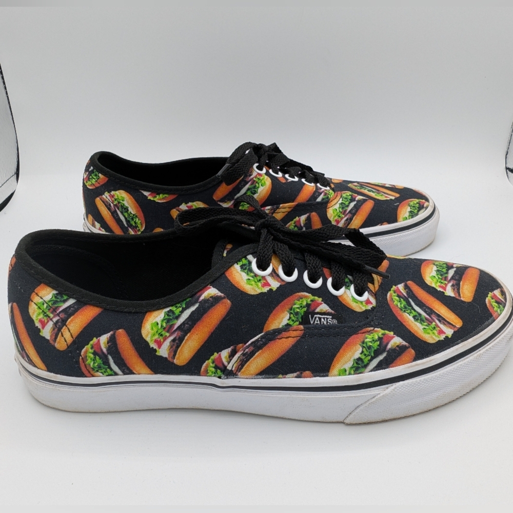 Vans Canvas Late Night Hamburger Shoes, Unisex W9.5, M8